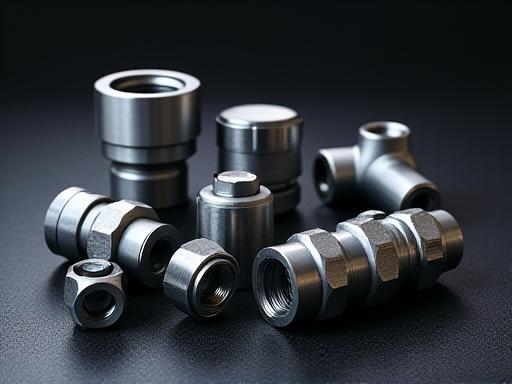 Raccordi idraulici industriali per alta pressione con superfici lavorate